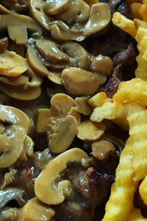 Bifinhos de Vitela com Cogumelos
